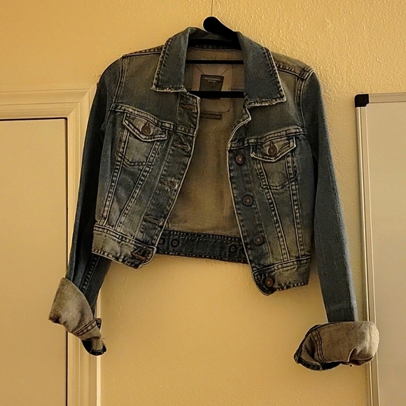 VINTAGE Abercrombie & Fitch MID Jean Jacket - Picture 1 of 3
